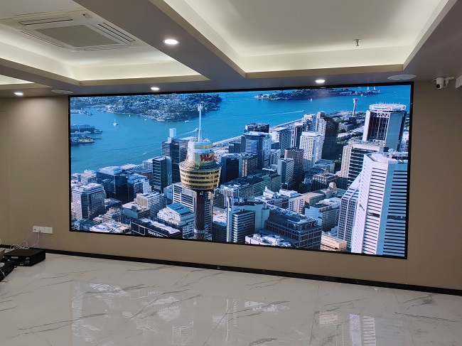 華邦瀛P2LED顯示屏項(xiàng)目實(shí)拍圖