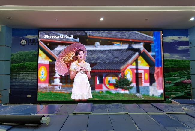 華邦瀛集團P1.86小間距LED顯示屏項目實拍圖